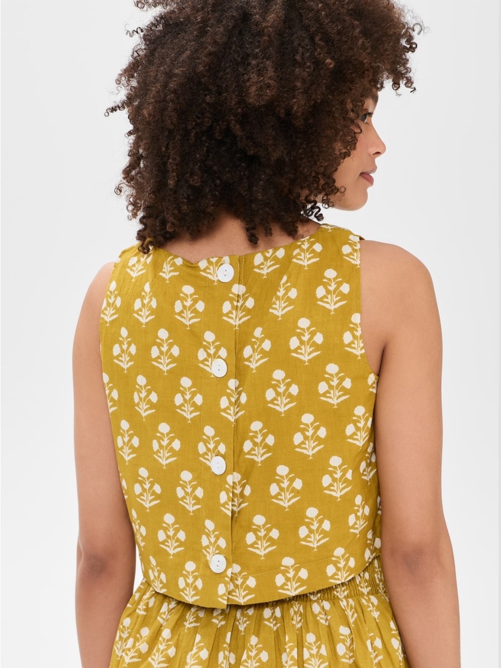Marea Chartreuse Daffodil Top - Picture 4 of 14